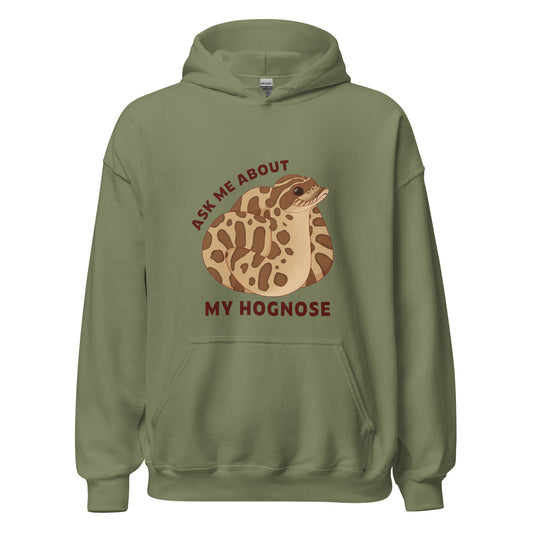 Ask me about my Hognose Hoodie